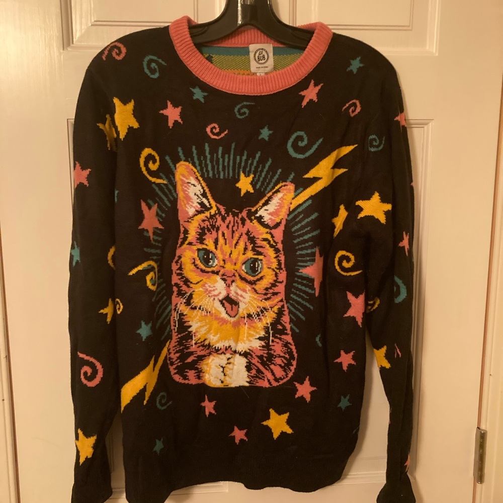 Lil Bub Sweater Size L
